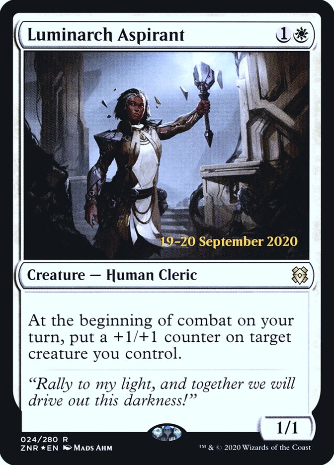 Luminarch Aspirant [Zendikar Rising Promos]