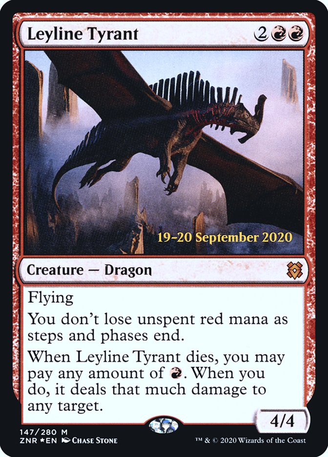 Leyline Tyrant [Zendikar Rising Promos]