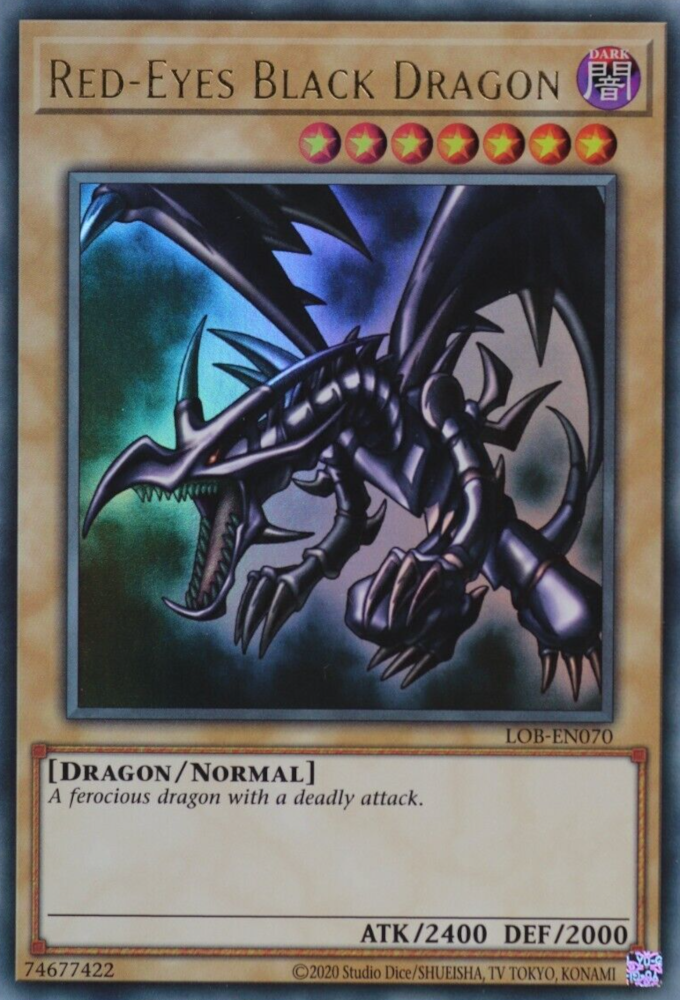 Red-Eyes Black Dragon [LOB-EN070] Ultra Rare