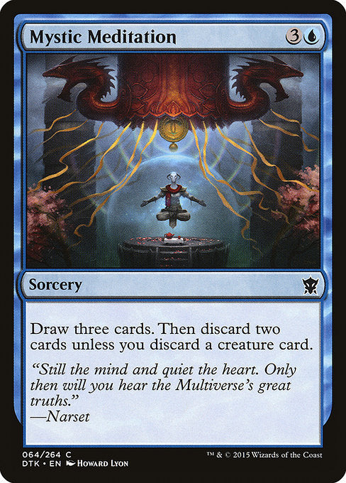 Mystic Meditation [Dragons of Tarkir] - BinderPOS Limited (dev2)