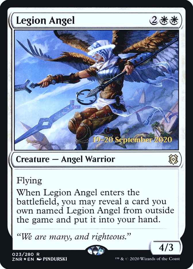 Legion Angel [Zendikar Rising Promos]