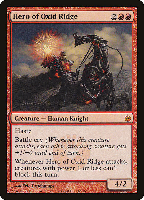 Hero of Oxid Ridge [Mirrodin Besieged]