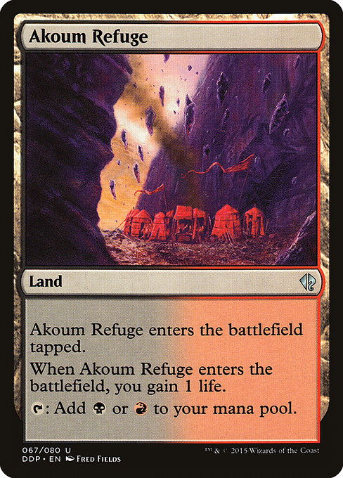 Akoum Refuge [Duel Decks: Zendikar vs. Eldrazi]