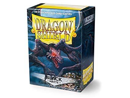 Dragon Shield: Sleeves - Matte Black (Box of 100)