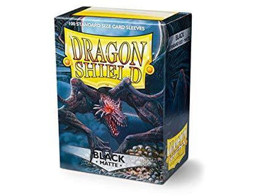 Dragon Shield: Sleeves - Matte Black (Box of 100)
