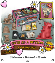 Picture of Munchkin Dungeon: Cute as a Button (Plus Cute as a Button Bookmark)