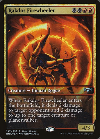 Rakdos Firewheeler [Ravnica Allegiance Promos]