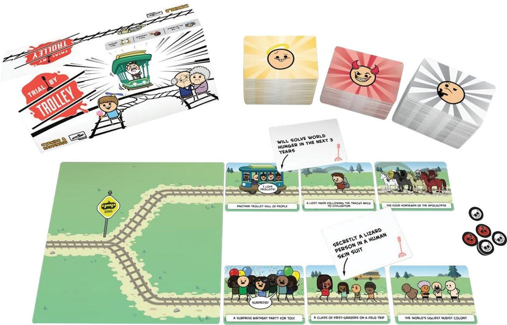 Picture of the Board Game: Trial by Trolley