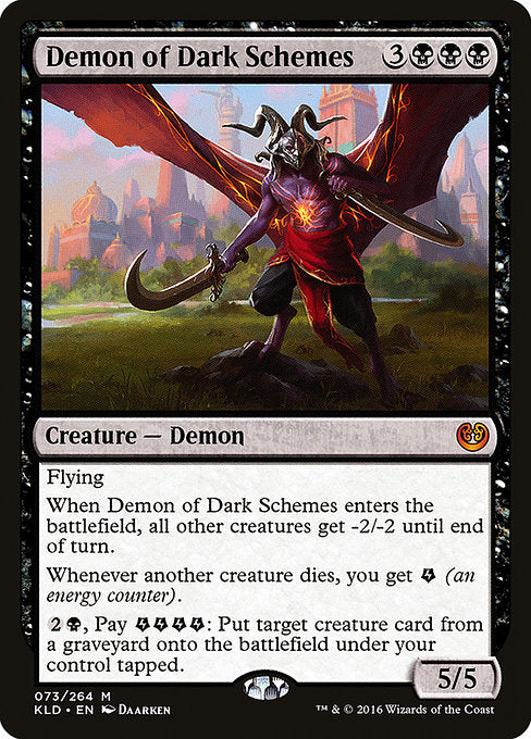 Demon of Dark Schemes [Kaladesh]