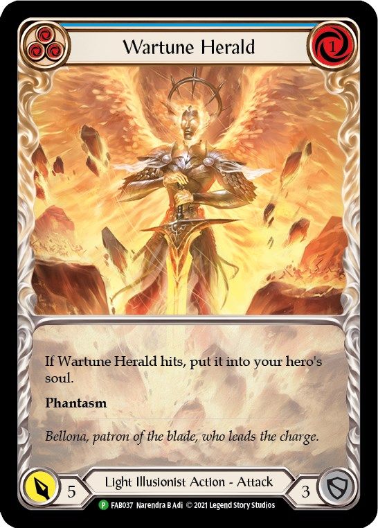 Wartune Herald (Red) [FAB036] Rainbow Foil