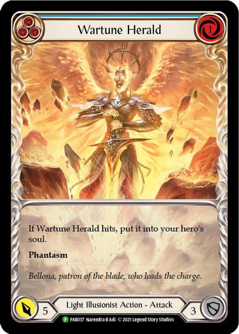 Wartune Herald (Red) [FAB036] Rainbow Foil