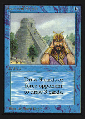 Ancestral Recall (CE) [Collectors’ Edition]