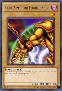 Right Arm of the Forbidden One (Purple) [Duelist League Promo]