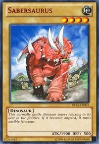 Sabersaurus (Red) [Duelist League Promo]