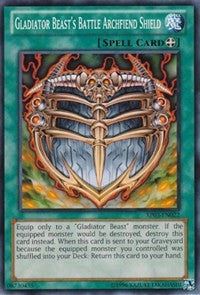 Gladiator Beast's Battle Archfiend Shield [Astral Pack 3]