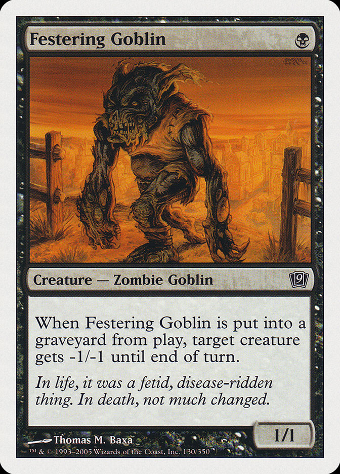 Festering Goblin [Ninth Edition]