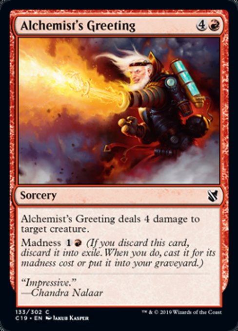 Alchemist's Greeting [Commander 2019]