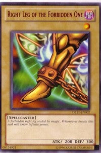 Right Leg of the Forbidden One (Red) [Duelist League Promo]