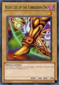 Right Leg of the Forbidden One (Blue) [Duelist League Promo]