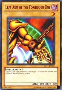 Left Arm of the Forbidden One (Red) [Duelist League Promo]