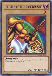 Left Arm of the Forbidden One (Blue) [Duelist League Promo]