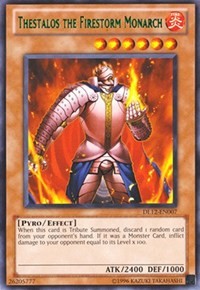 Thestalos the Firestorm Monarch (Green) [Duelist League Promo]