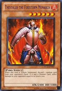 Thestalos the Firestorm Monarch (Purple) [Duelist League Promo]