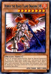 Horus the Black Flame Dragon LV8 (Blue) [Duelist League Promo]
