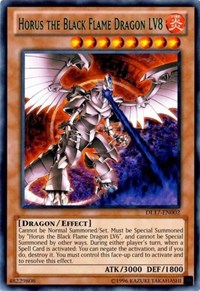 Horus the Black Flame Dragon LV8 (Green) [Duelist League Promo]