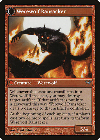 Afflicted Deserter // Werewolf Ransacker [Dark Ascension]