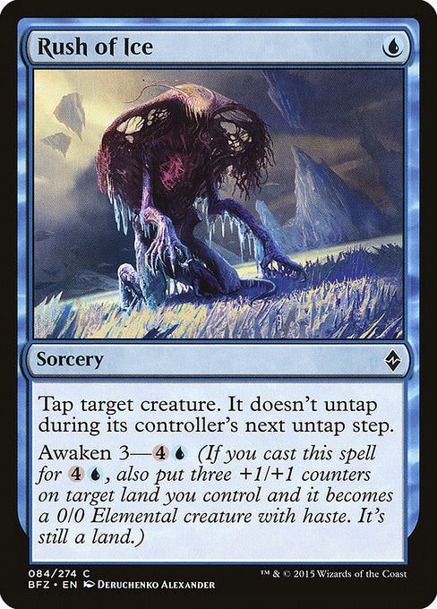 Rush of Ice [Battle for Zendikar] - BinderPOS Limited (dev2)