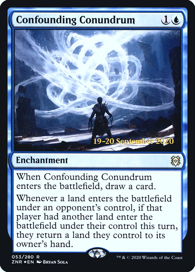 Confounding Conundrum [Zendikar Rising Promos]