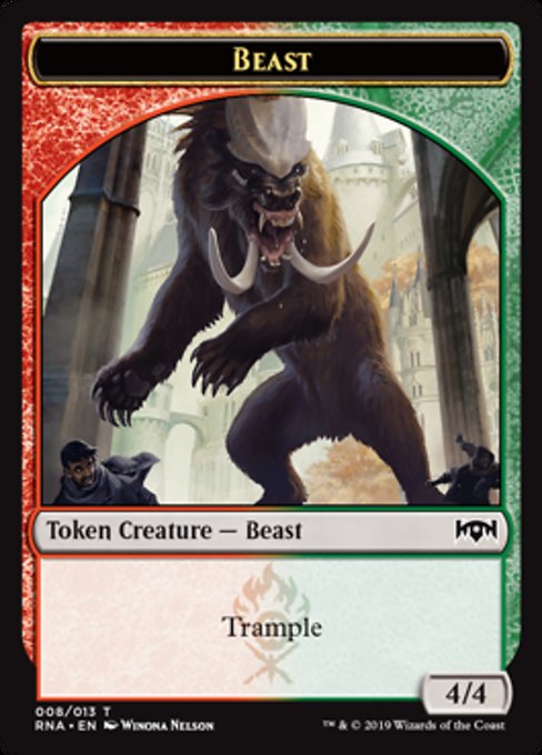 Beast [Ravnica Allegiance Tokens]