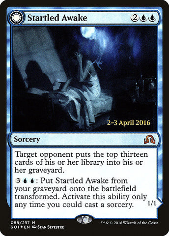 Startled Awake // Persistent Nightmare [Shadows over Innistrad Promos]