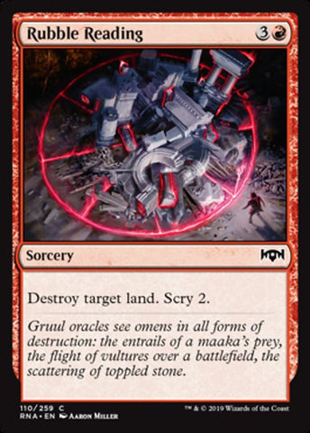 Rubble Reading [Ravnica Allegiance]