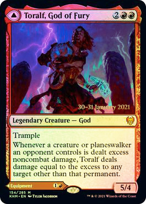 Toralf, God of Fury [Kaldheim Promos]