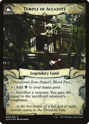 Arguel's Blood Fast // Temple of Aclazotz [Ixalan Promos]