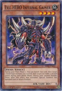 Evil HERO Infernal Gainer (Shatterfoil) [Battle Pack 3: Monster League]