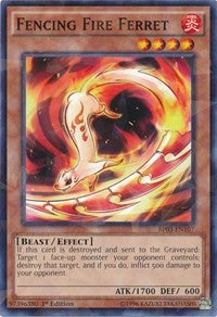 Fencing Fire Ferret (Shatterfoil) [Battle Pack 3: Monster League]