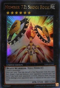 Number 72: Shogi Rook [Yu-Gi-Oh! ZEXAL Manga Promotional Cards]