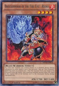 Brotherhood of the Fire Fist - Rhino [2014 Mega-Tins Mega Pack]
