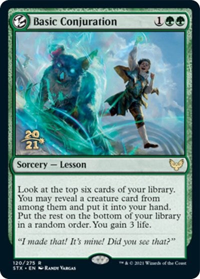 Basic Conjuration (Prerelease) [Strixhaven: School of Mages Prerelease Promos]