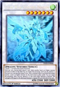 Clear Wing Synchro Dragon (Ghost Rare) [Crossed Souls]