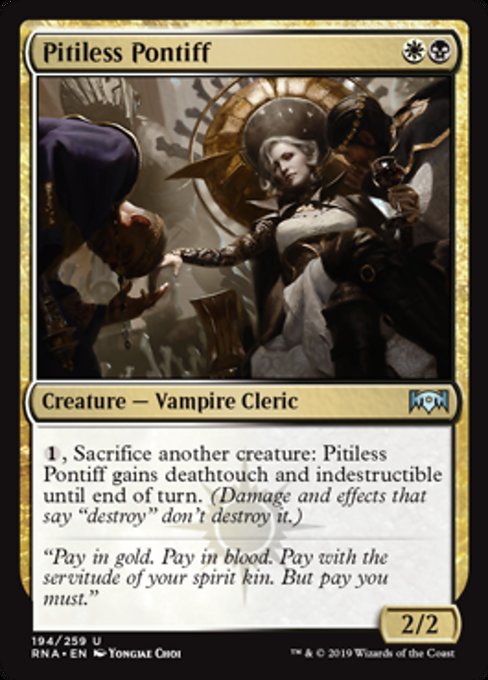 Pitiless Pontiff [Ravnica Allegiance]