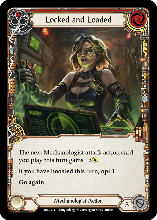 Locked and Loaded (Red) [Arcane Rising] [Rainbow Foil]