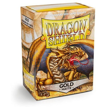 Dragon Shield: Sleeves - Matte Gold (Box of 100)