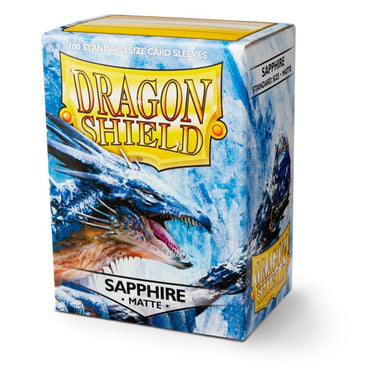 Dragon Shield: Sleeves - Matte Sapphire (Box of 100)