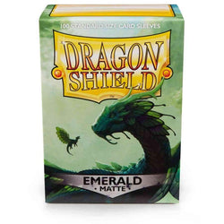 Dragon Shield: Sleeves - Matte Emerald (Box of 100)