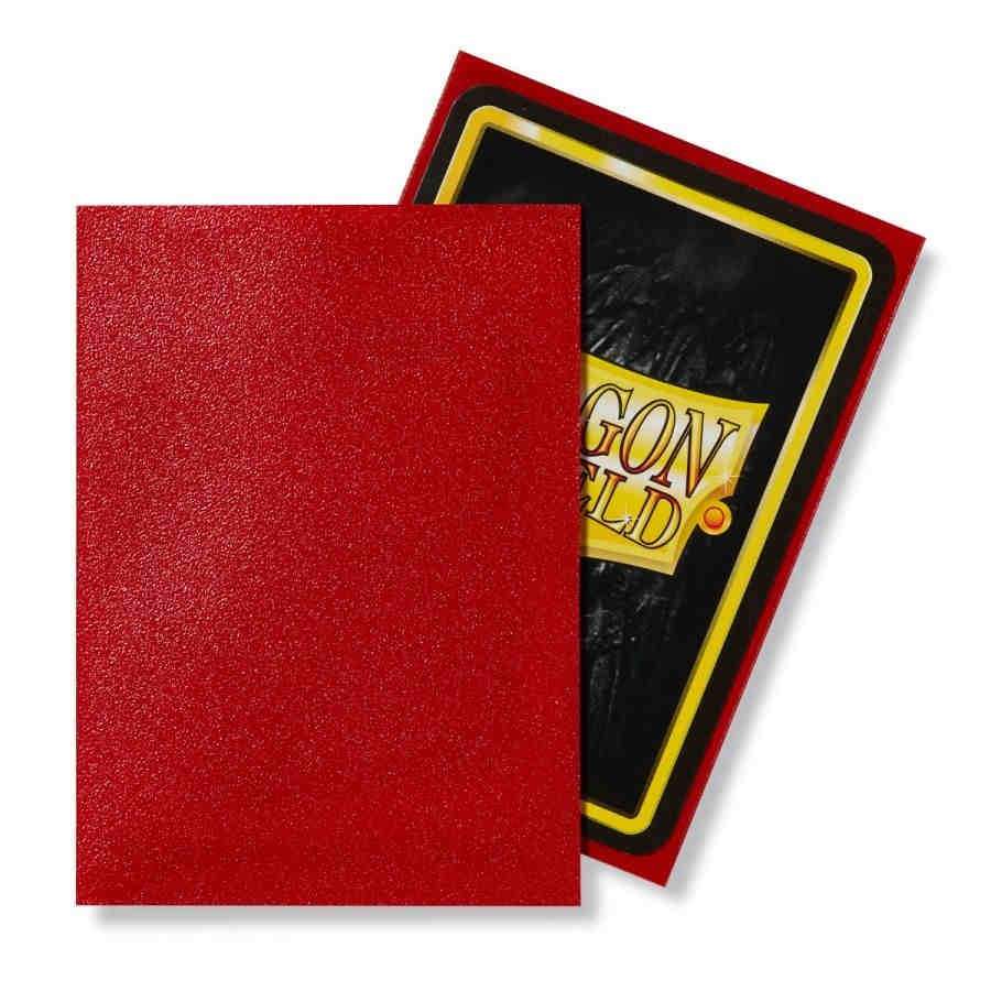 Dragon Shield: Sleeves - Matte Ruby (Box of 100)