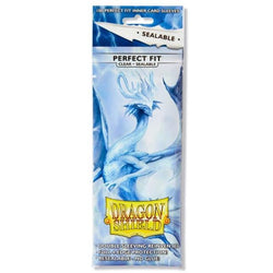 Dragon Shield: Sleeves - Perfect Fit Clear (100 Count Sealable Pack)